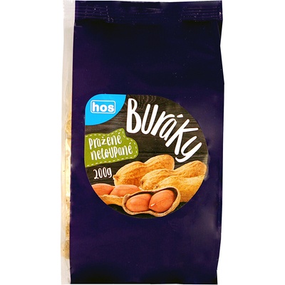 HOS Arašidy nelúpané Buráky 200 g