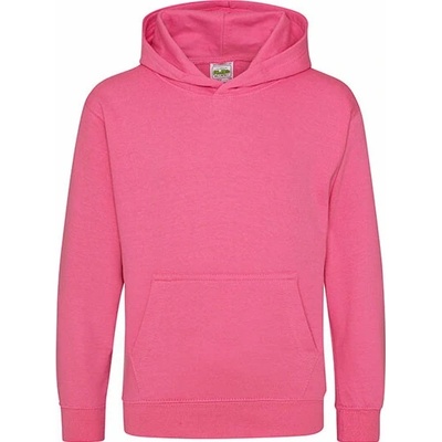 Just Hoods Kids Hoodie Color Candyfloss Pink