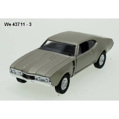 Welly Oldsmobile 1968 442 gold code 43711 modely aut 1:34