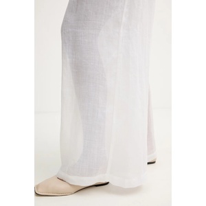 Isabelle Blanche Прав панталон дамски от лен (IS26SS.P065.T017.MOD) - answear - 214,95 лв