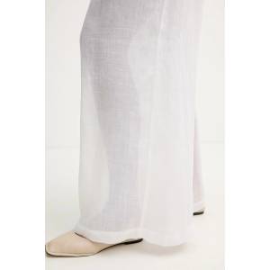 Isabelle Blanche Прав панталон дамски от лен (IS26SS.P065.T017.MOD) - answear - 234,50 лв