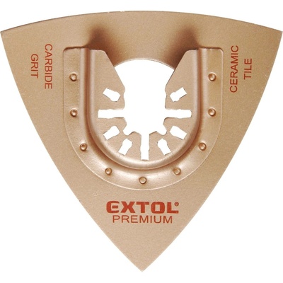 EXTOL rašple trojúhelníková, 78mm, karbid, tvrdokov