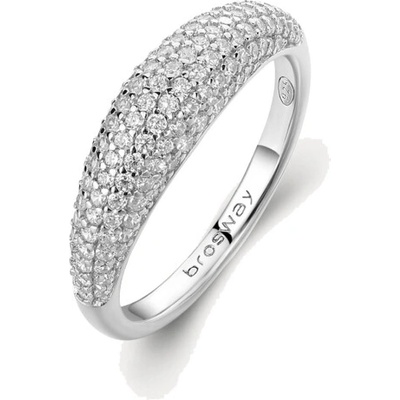 Brosway stříbrný prsten Fancy Infinite white BWFIW130
