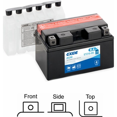 Exide YTZ10-BS, ETZ10-BS