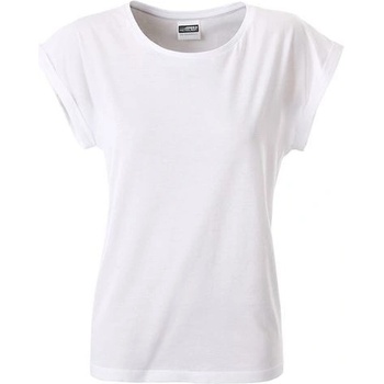 James & Nicholson Jemně ležérne tričko z biobavlny 8005 růžová