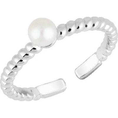 Preciosa strieborný prsteň s riečnou perlou Pearl Passion 6158 01