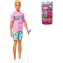Barbie Ken se zástěrou, kuchařskými doplňky a svačinkami