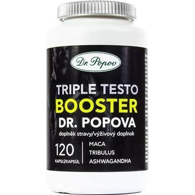 Dr. Popov Bylinné kapsle Triple Testo BOOSTER 120 kapsúl