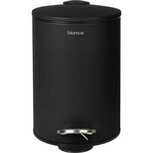 blomus Черно стоманено кошче за боклук с педал 3 l Tubo - Blomus (69214)
