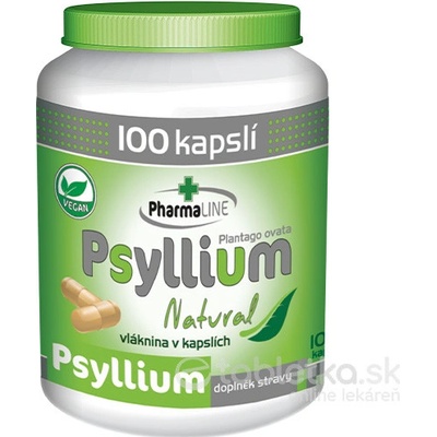 PharmaLINE Psyllium Natural 100 kapsúl