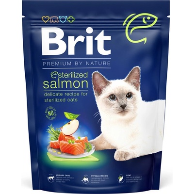 Brit Premium Cat by Nature Sterilized Salmon 300 g