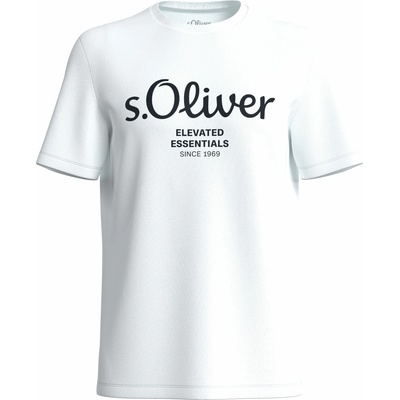 s. Oliver RL big size Logo Noos biele čierne