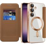 Techsuit Кейс за Samsung Galaxy S23 - SmartMag Book Case - Кафяв (KF2351932)