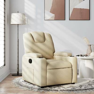 vidaXL 372374 Polohovací krémové textil