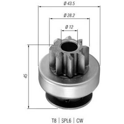 MAGNETI MARELLI Pastorek, startér 940113020362
