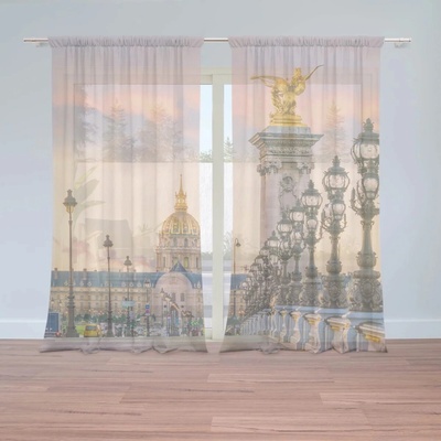 Sablio Záclony Paríž Elysejský palác: 2ks 150x250cm