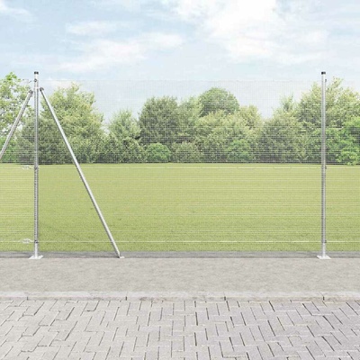 vidaXL Svařovaná drátěná plotina s betonovou základnou 10 x 1,4 m