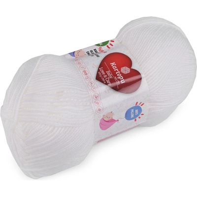Pletací příze Baby Love a Care 100 g bílá 1 ks