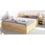 Bogdan Furniture I Спалня с нощни шкафчета Mod 2007, Орех адмирал