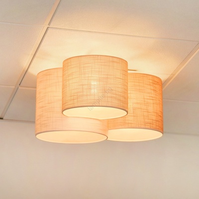 Brilagi - Плафон SNAKE 3xE27/15W/230V сив/кремав (BG1263)