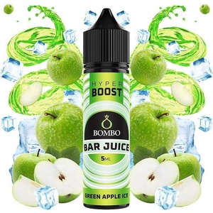 Bombo Bar Juice Hyper Boost Green Apple Ice 5ml/60ml - boombvaping - 17,41 лв