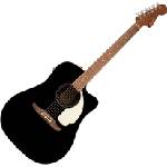 Fender California Standard Redondo CE Black Електро-акустична китара Дреднаут
