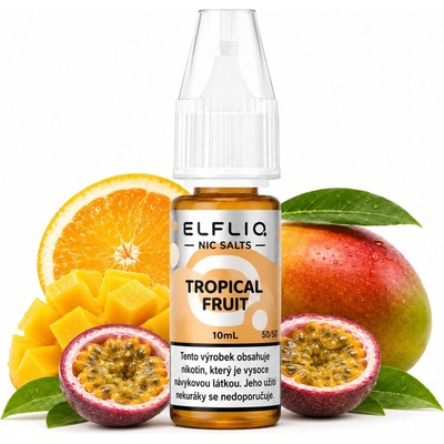 Elf Bar Elfliq Salt Tropical Fruit 10 ml 10 mg