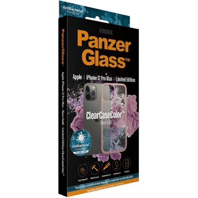 Panzer Гръб PanzerGlass за IPhone 12 Pro Max, ClearCase - Rose Gold рамка (5711724002755)