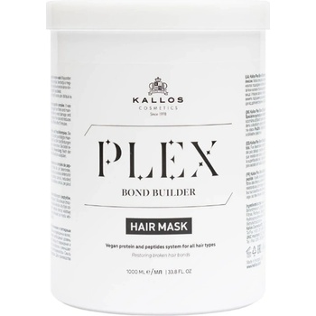 Kallos Plex Bond Builder maska na vlasy s proteínovým a peptidovým komplexom 1000 ml