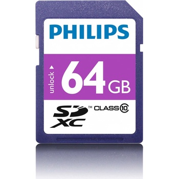 Philips SDXC 64 GB class 10 FM64SD55B