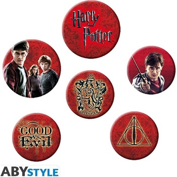 GB eye sada placek Harry Potter Icons 6 ks
