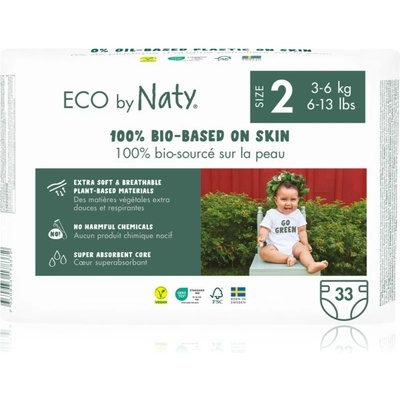 Eco by Naty 2 od 3 do 6 kg 33 ks