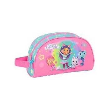 Gabby's Dollhouse Пътническа Чантичка Gabbys Dollhouse Confetti Розов цвят тюркоаз 26 x 16 x 9 cm