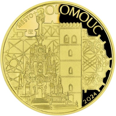 ČNB Zlatá mince 5000 Kč Město Olomouc 2024 Proof 1/2 oz