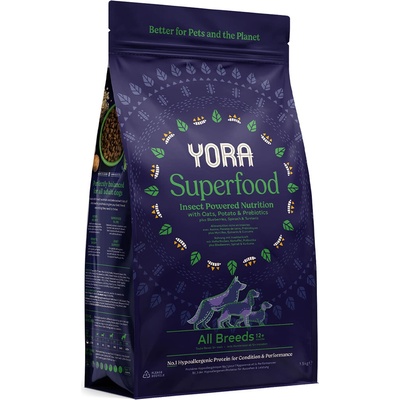 Yora z hmyzu Superfood Adult All Breeds 2 x 1,5 kg