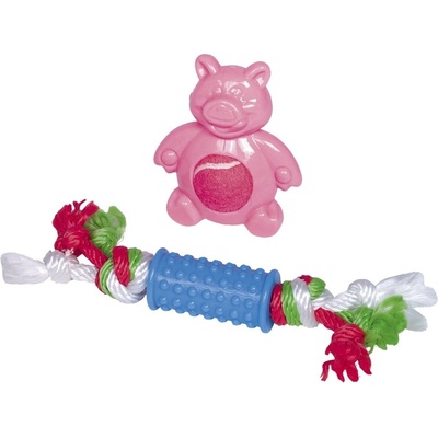 Nobby Puppy set hraček TPR pro malé pejsky 2 ks