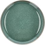 Bitz Бяла/зелена глинена чиния ø 27 cm Gastro White/Green - Bitz (37550)