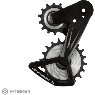 CeramicSpeed OSPW X ALPHA ramienko prehadzovačky pre SRAM RED XPLR E1, strieborná