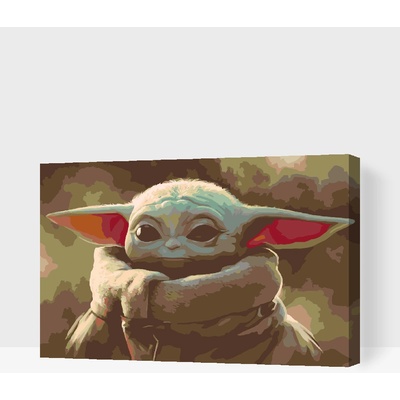 Vymalujsisam Maľovanie podľa čísiel Baby Yoda