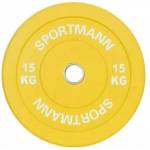 Sportmann 15 kg 51 mm yellow