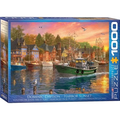 EUROGRAPHICS - Puzzle Davison: Harbor sunset - 1 000 piese