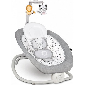 Lionelo - Вибрираща бебешка люлка с мелодия PASCAL сив (LN0167)