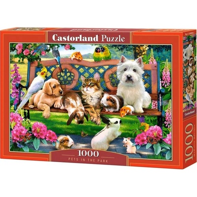Castorland Pets in the Park 1000 pcs Пъзел 1000 броя Животни (341409)