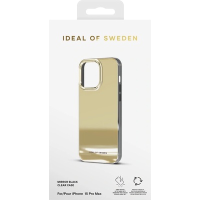 Clear Case iDeal Of Sweden pro iPhone 15 Pro Max Mirror Gold