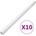vidaXL Кабелен канал 100x40 мм 10 м PVC (155919)