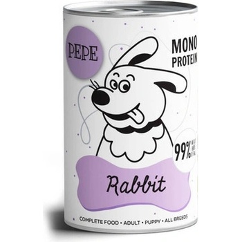 PAKA ZWIERZAKA PEPE Monoprotein Rabbit 400 g