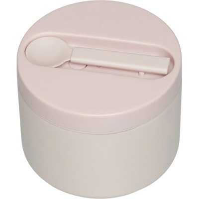 Design Letters Термокутия за обяд To Go с лъжица малка бежова 2 части (30101028PASTELBEIGE)