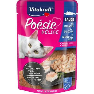 Vitakraft Cat Poézia DéliSauce treska 85 g