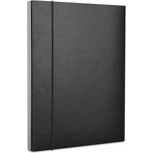 Office Products Briefcase with rubber band PP, A4/40, black
