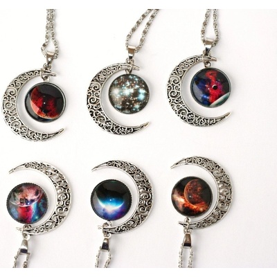 Fashion Jewerly řetízek Galaxie planety v měsíci 564